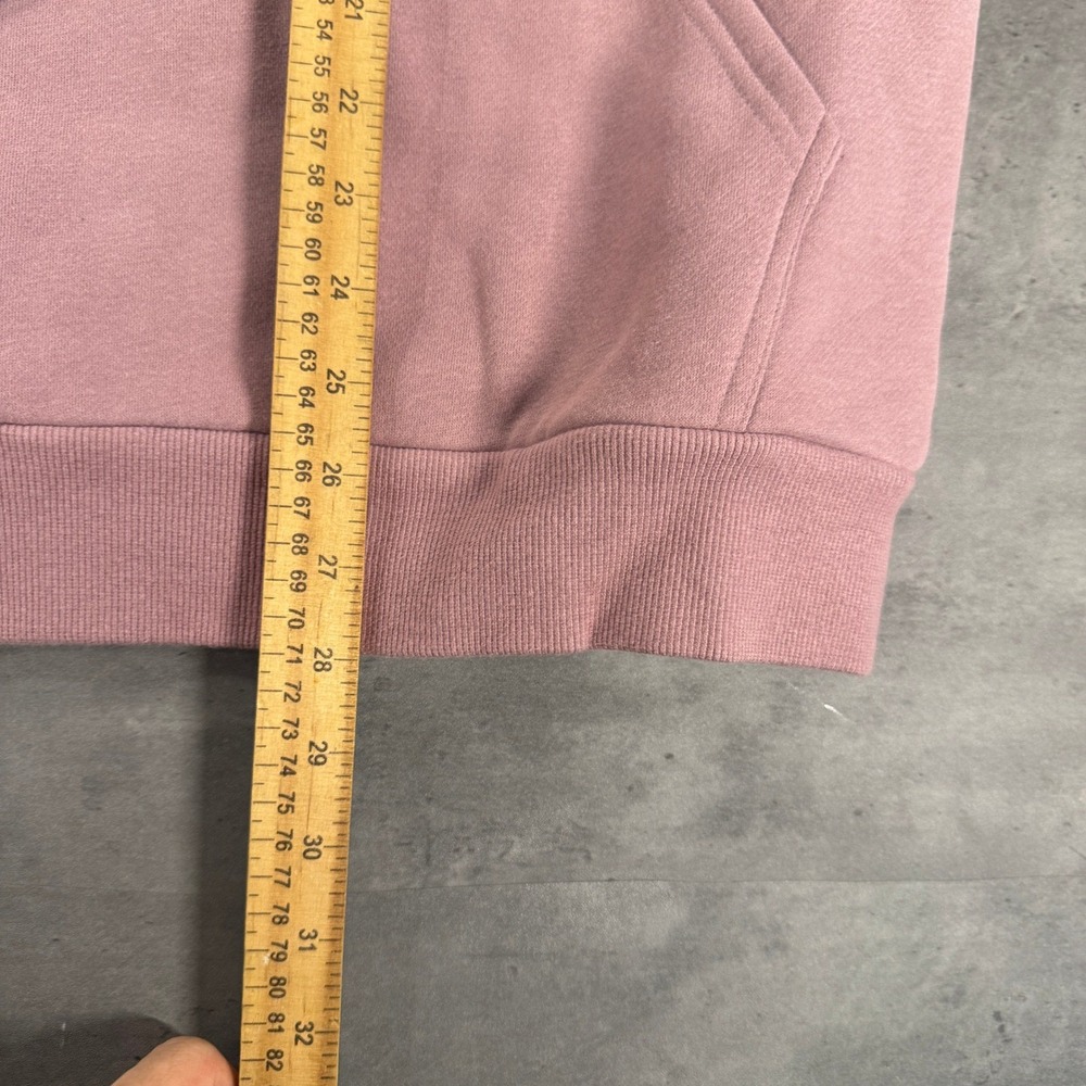Comfrt Airplane Mode Travel Hoodie Women M Mauve Dusty Pink SAMPLE Zip Pocket - Picture 7 of 15